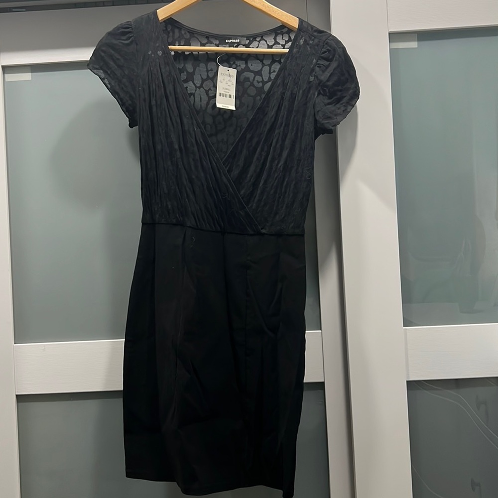 Express little black dress 2000s